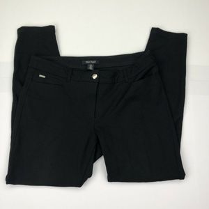 WHBM The Mod (Slim) NOIR Sparkle Velvet Pant